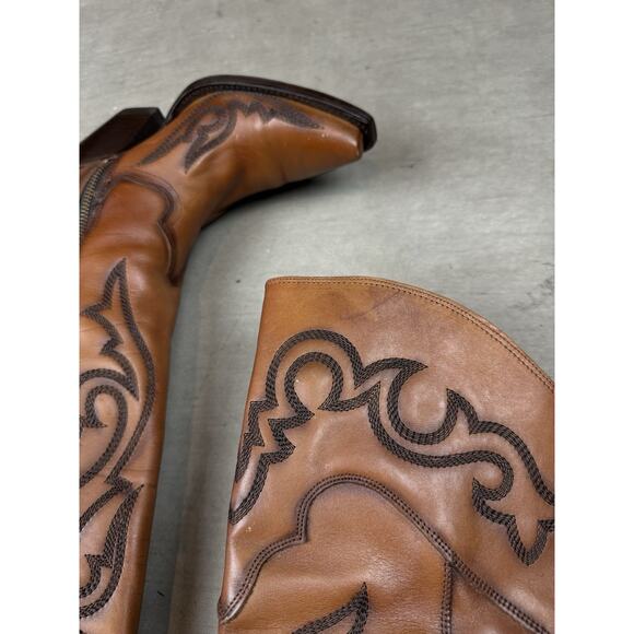 Dan Post Brown Over the Knee Boots - Picture 12 of 14